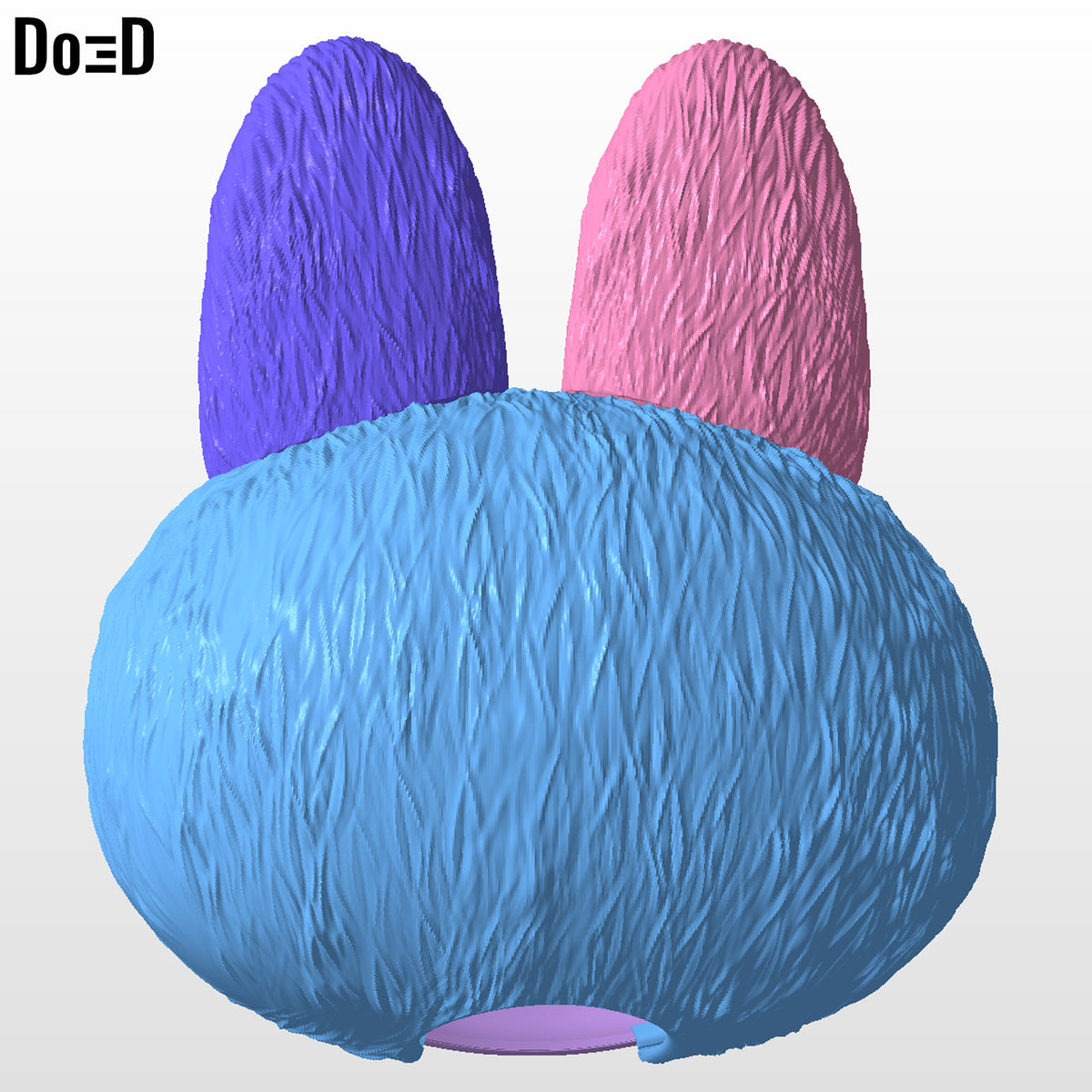 Labubu Wearable Helmet 3D Printable Model STL File #LB112
