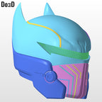 Batman Helmet XE Suit Hellbat Version 3D Printable Model Print File STL #HB253
