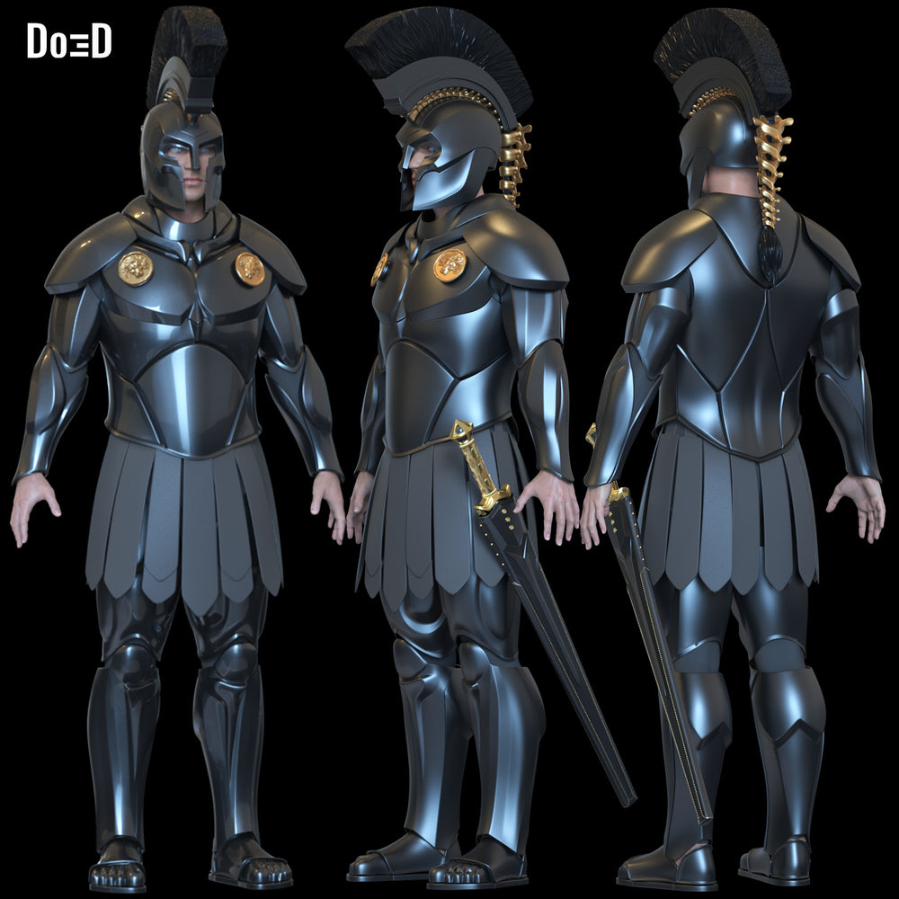 Agamemnon finished full-body armor
