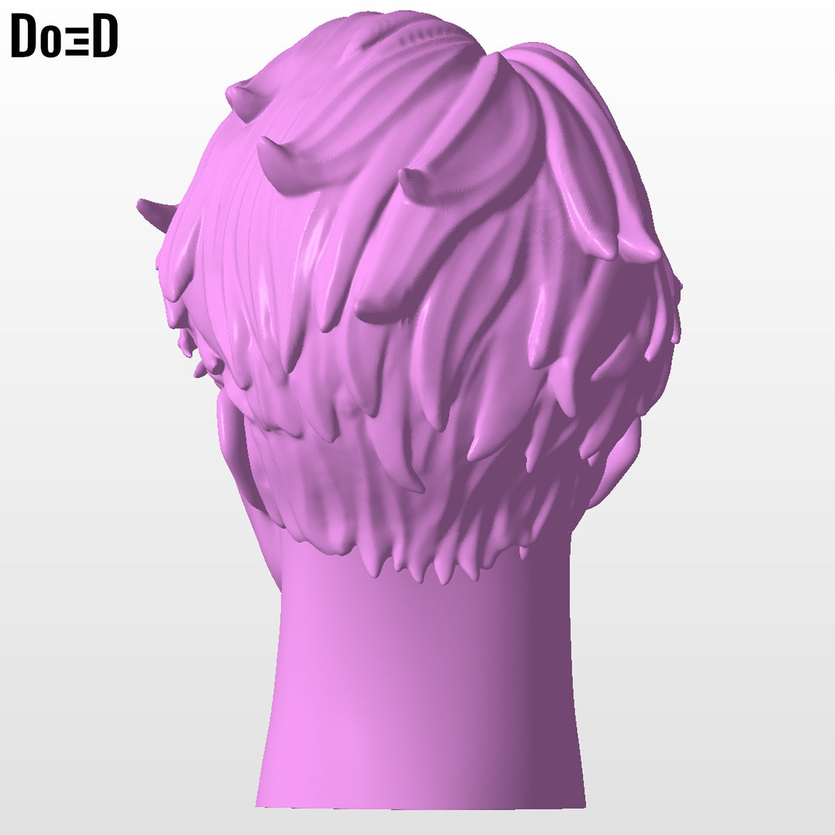 Jinu Figure Head Saja Boys K-Pop Demon Hunters Any Scale 3D Model STL File #JS62