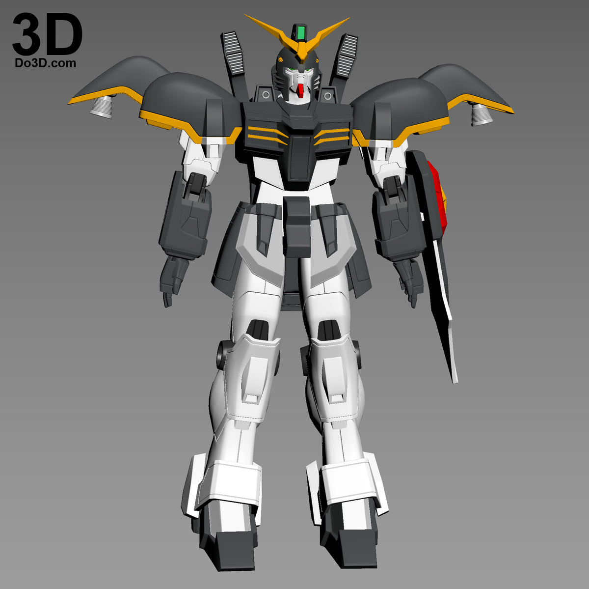 XXXG-01D Gundam Deathscythe Full Body Armor | 3D Model Project #3826