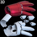 Universal Iron Man Glove with Hinges for MK 2 ~ MK 45 | 3D Printable Model #N19