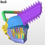 Chainsaw Man Helmet Denji Cosplay | 3D Printable Model STL Print File #CMD362
