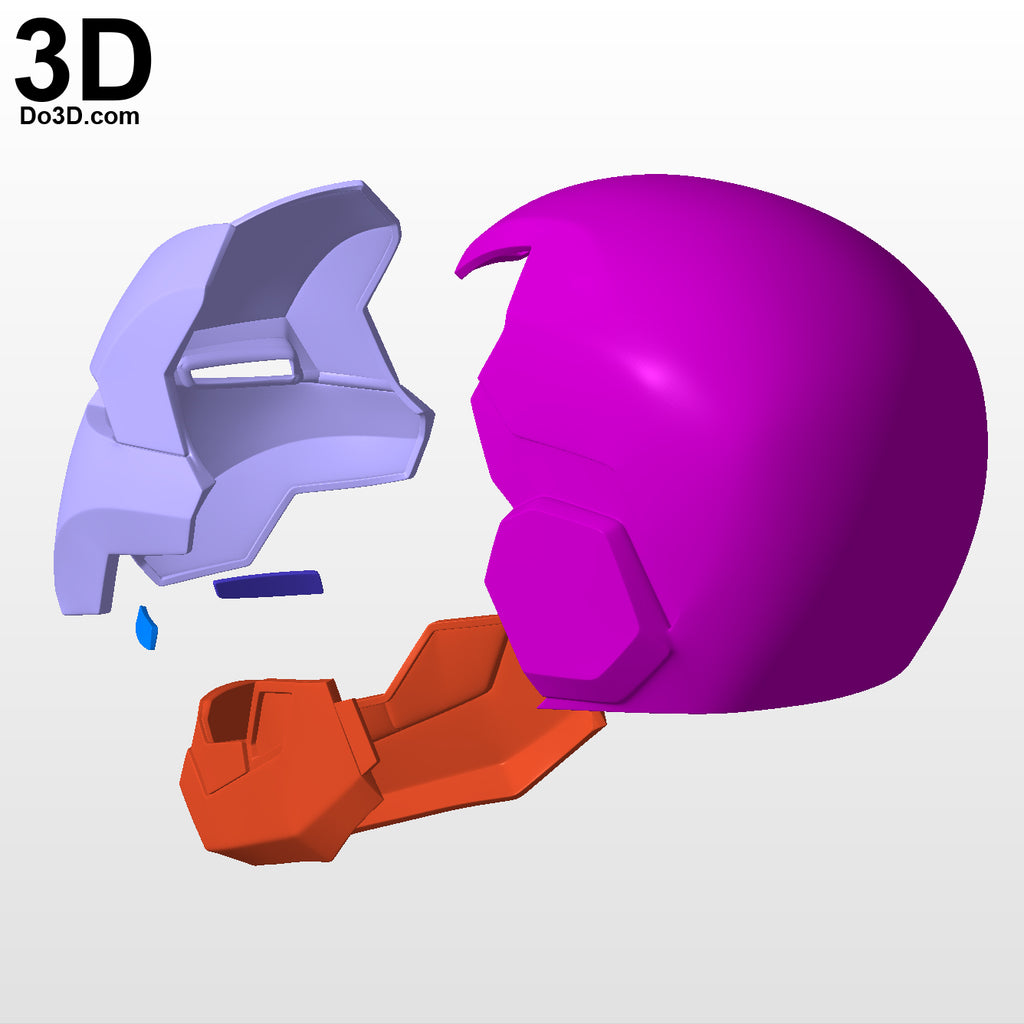 Iron Man Fortnite Helmet Stark Industries Skin | 3D Printable Model #FT10