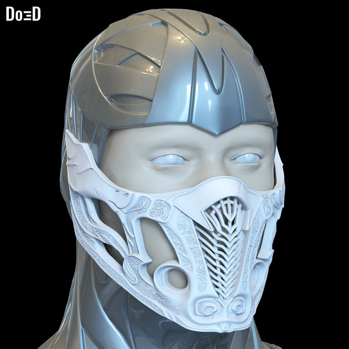 Mortal Kombat 2021 Sub-Zero Helmet 3D Printable Model Subzero Sub Zero STL #SH1