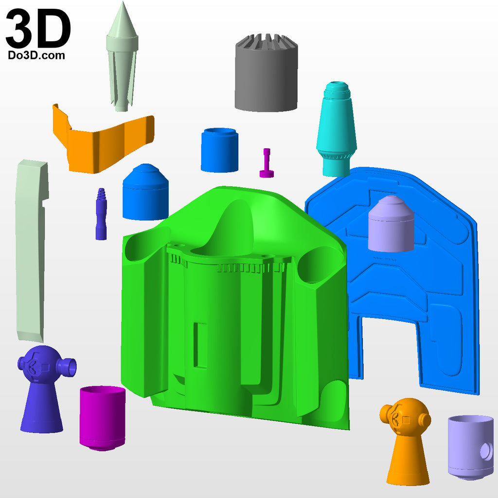 Boba Fett Jetpack Rising Phoenix Mandalorian | 3D Printable Model #BB2
