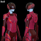 Female Tron Ares Body Armor | 3D Printable File #FT29