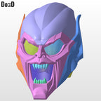 Green Goblin OG Helmet (Swappable Face) | 3D Printable Model STL File #GGS5