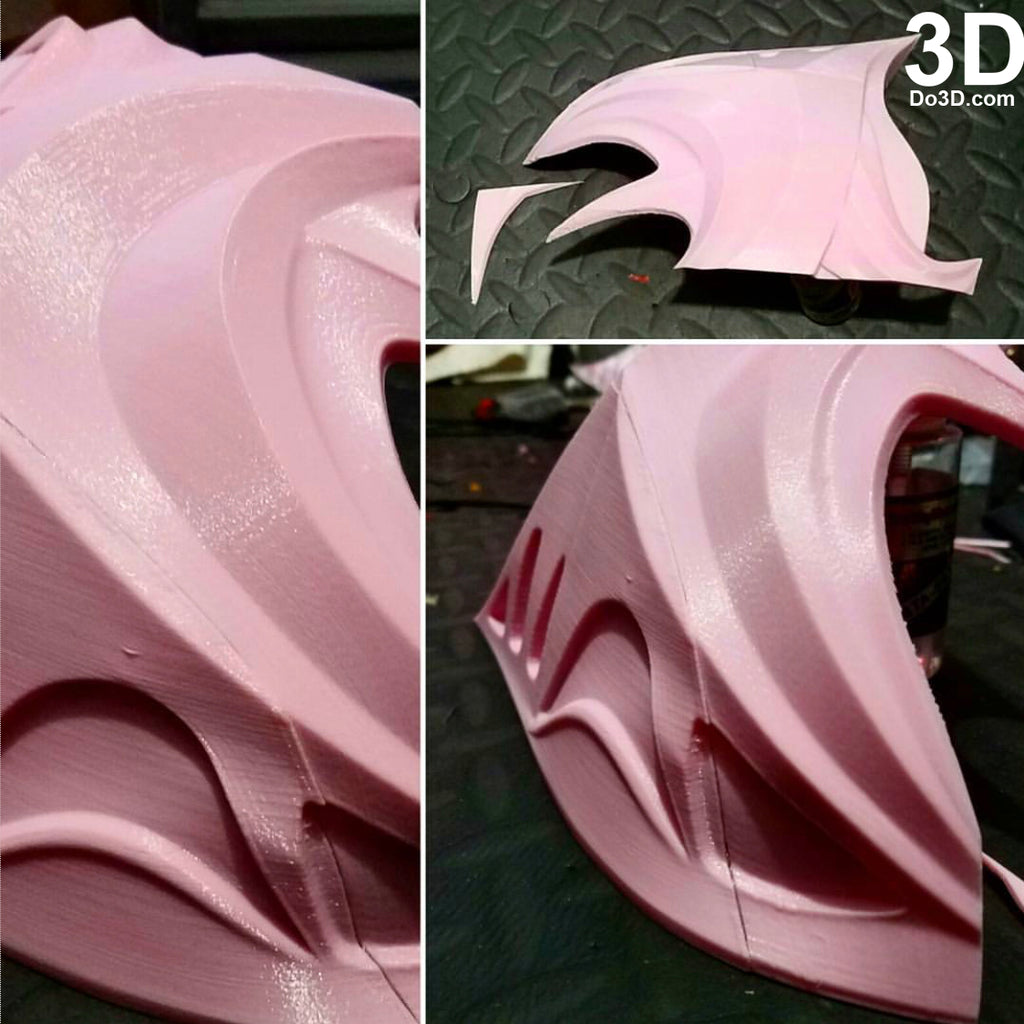 The Pink Ranger Helmet from New Power Rangers 2017 | 3D Model Project #1693