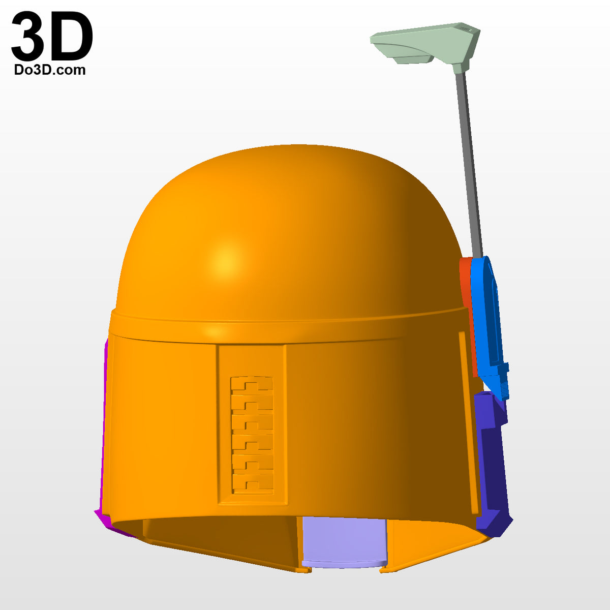 Boba Fett Star Wars Helmet (From Mandalorian) | 3D Printable Model STL File #BF1