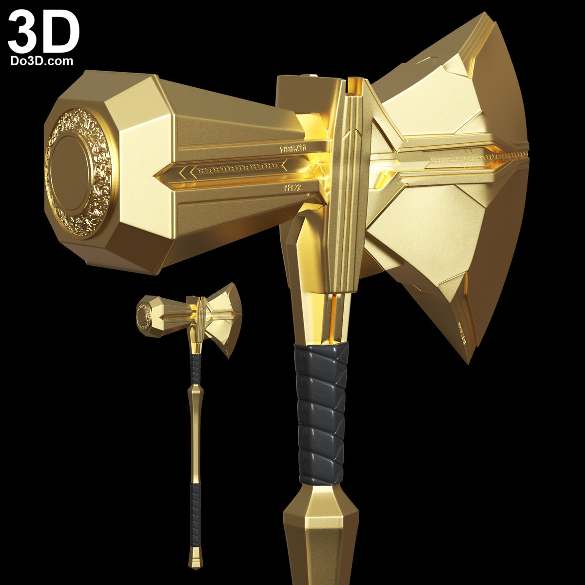 Thor's Asgardian Stormbreaker Axe | 3D Model Project #5938