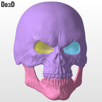 Skeletor Helmet + Collar + Havoc Staff 3D Printable Model Mask #SM953