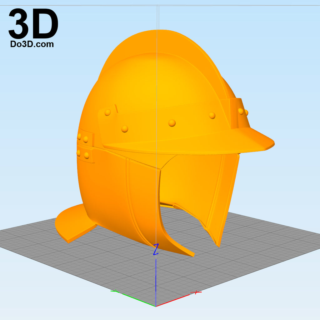 Casca Berserk Helmet and Full Body Armor + Staff | 3D Printable Model STL #2327