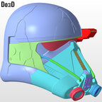 Battle Damaged Death Trooper Ahsoka | 3D Printable Model STl #ZT42