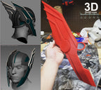 Thor Ragnarok Helmet | 3D Model Project #2354