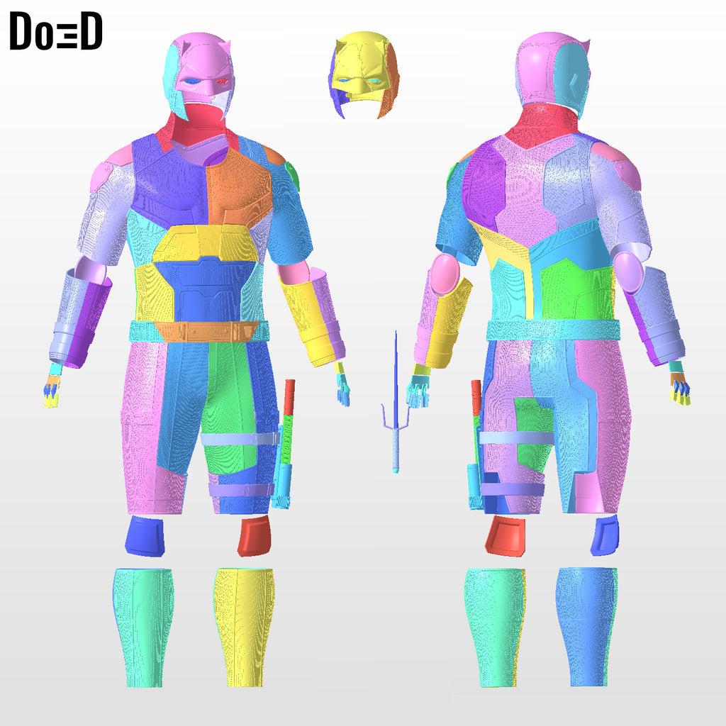 Daredevil Season 1 Neflix Full Body Armor | 3D Printable Model #Z1