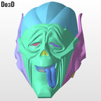 Green Goblin Wazzup OG Helmet (Swappable) | 3D Printable Model STL Face #GGO9