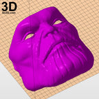 Thanos Helmet and Face Shell | 3D Printable Model #2058