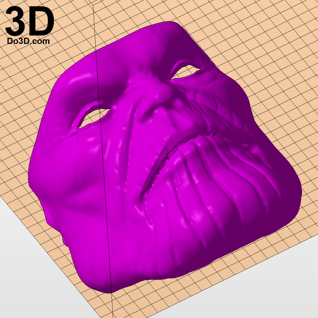 Thanos Helmet and Face Shell | 3D Printable Model #2058
