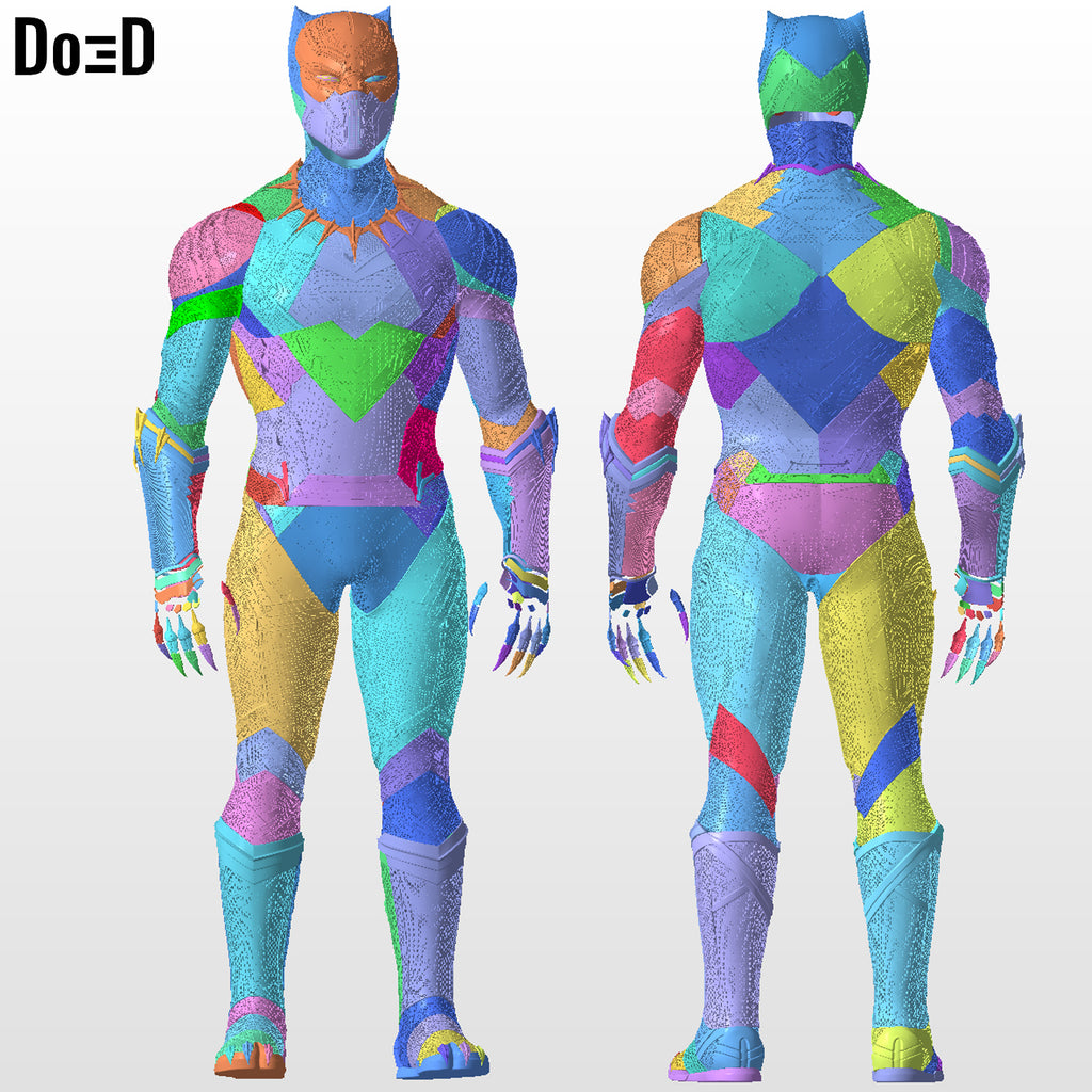 Black Panther Civil War Armor | 3D Printable Model Project #961