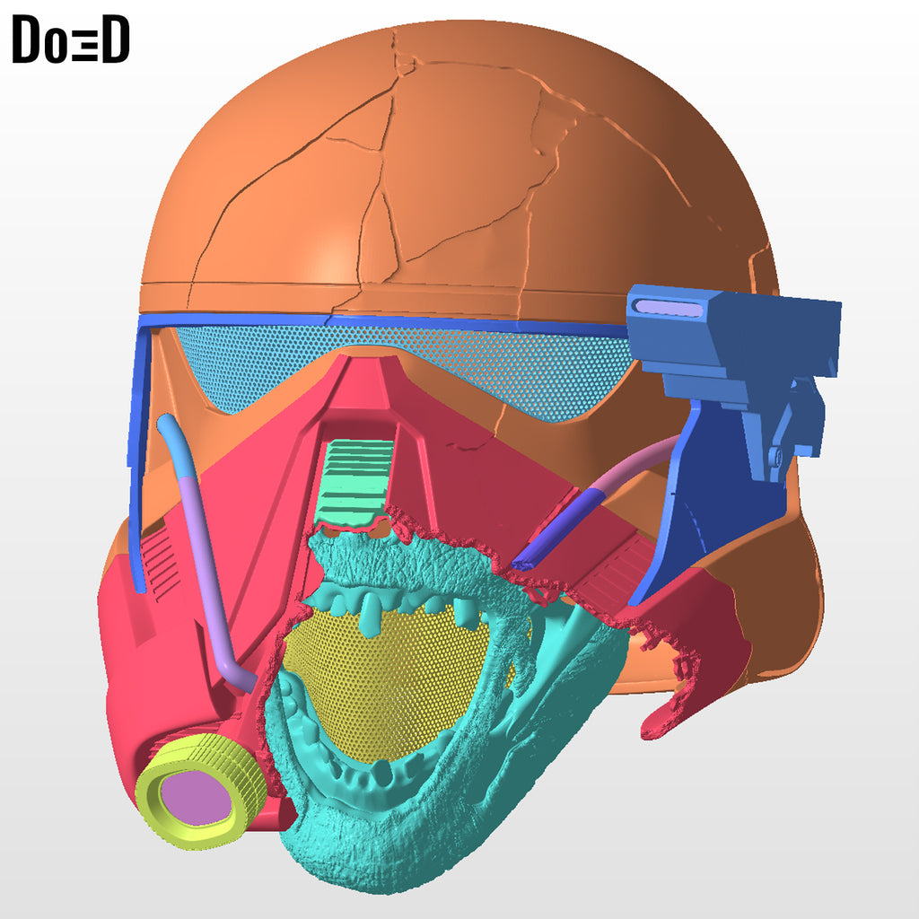 Battle Damaged Death Trooper Ahsoka | 3D Printable Model STl #ZT42