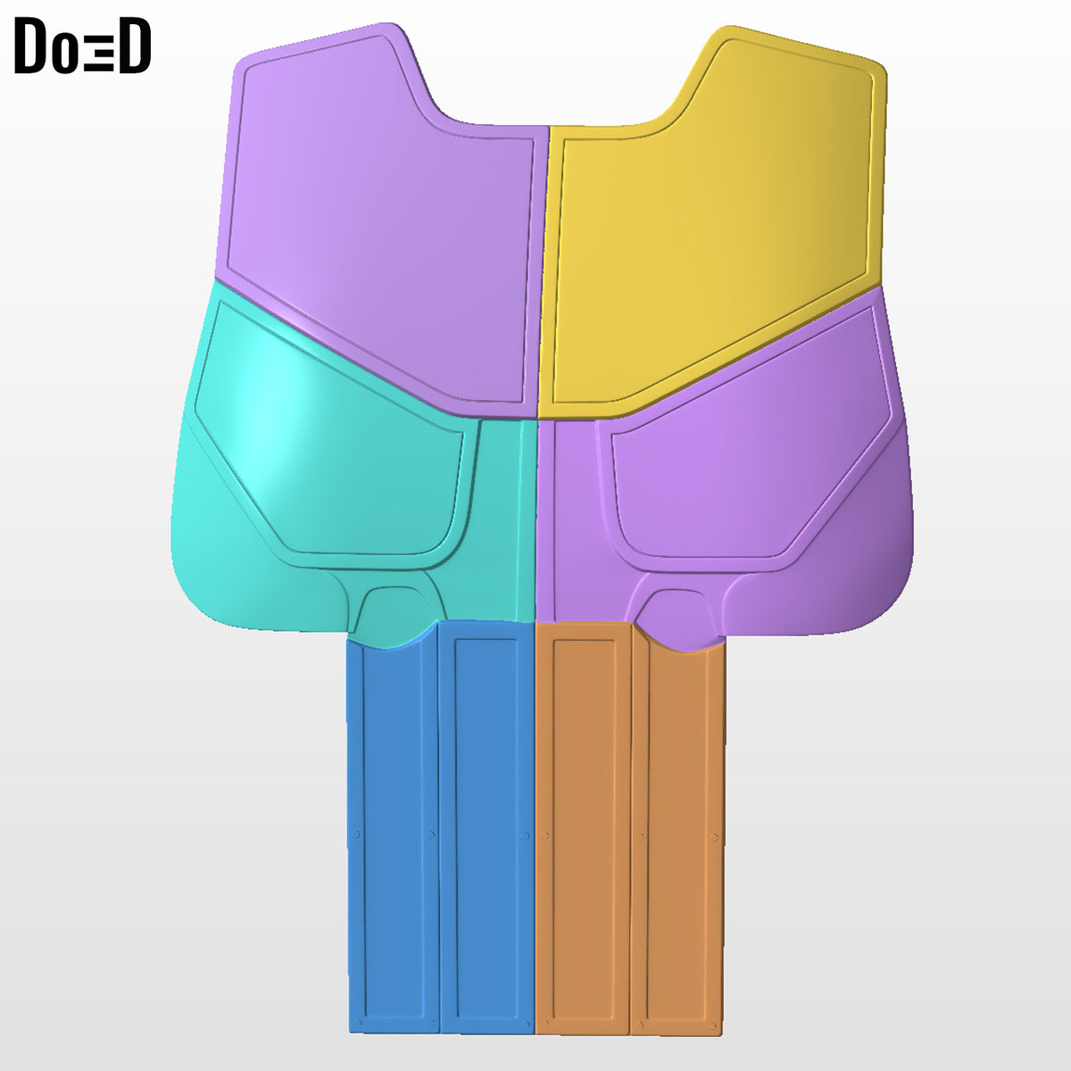 Vest The Punisher 2025 New Suit 3D Printable Model Print File STL #TP251