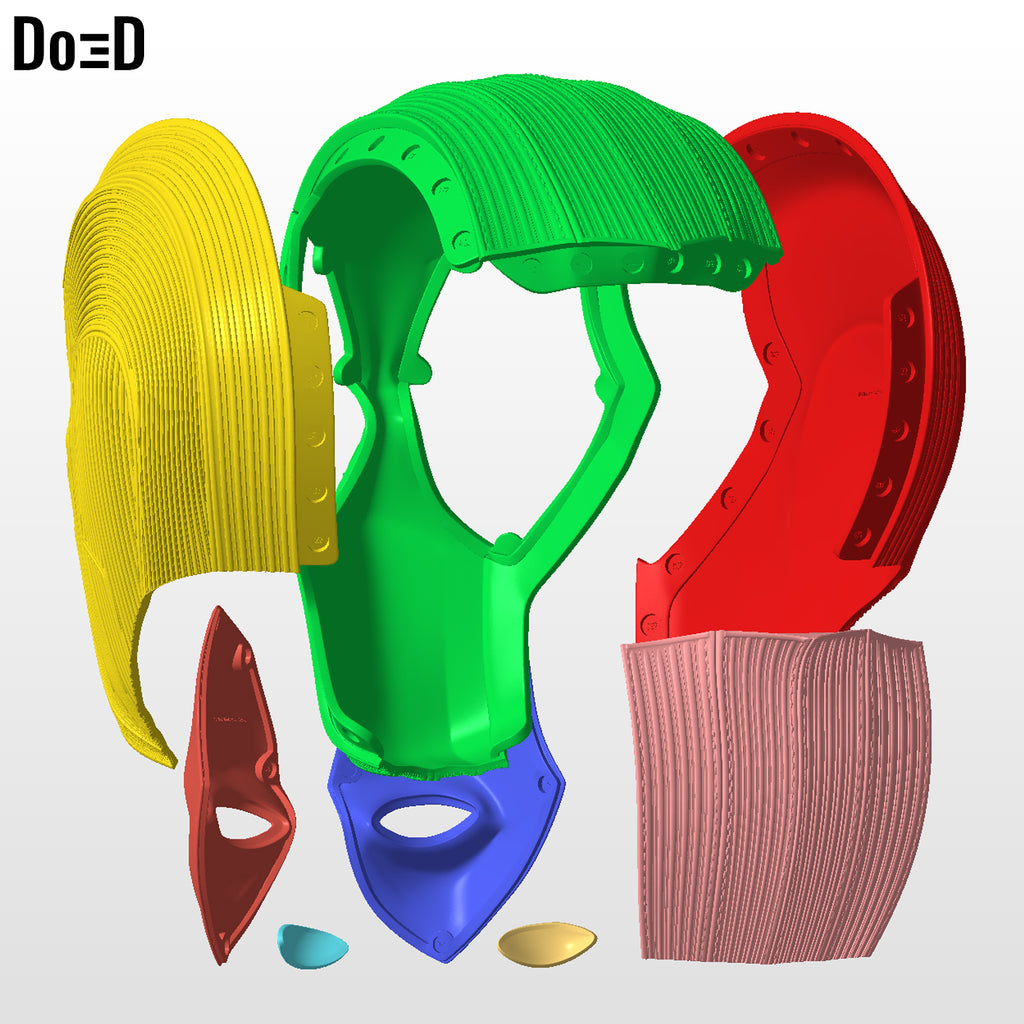Deadpool DEX Do3D Variant helmet | 3D printable model file #DZ691