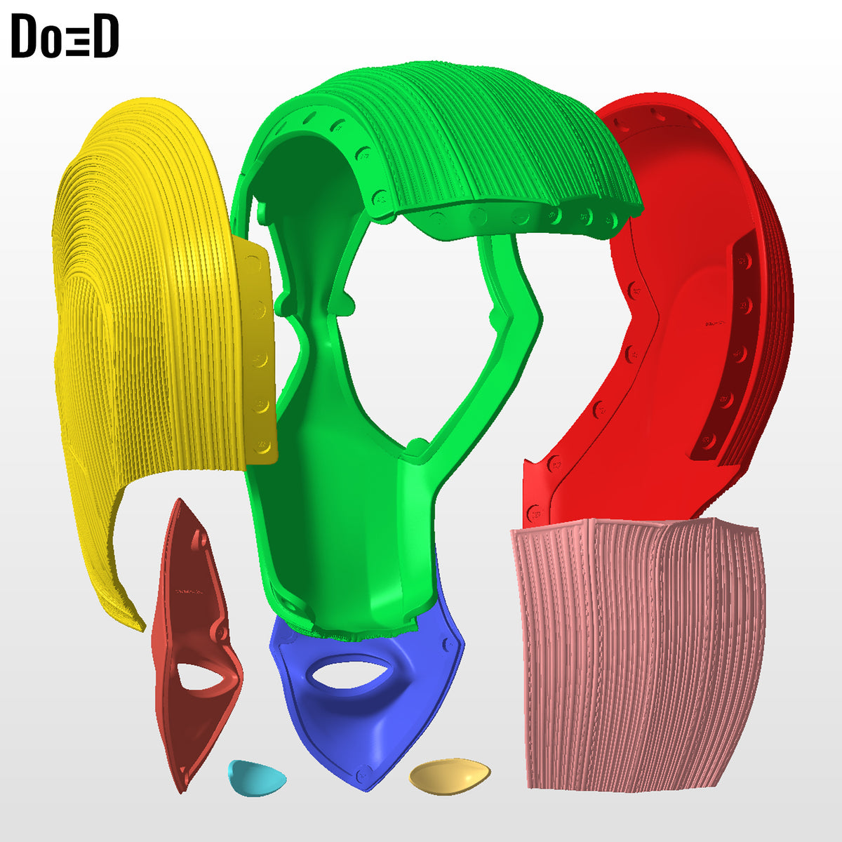 Deadpool DEX Do3D Variant helmet | 3D printable model file #DZ691