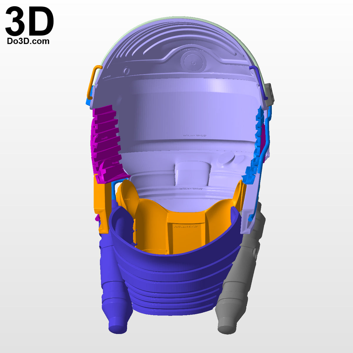 RoboCop 1987 Inner Helmet Parts | 3D Printable Model #5621