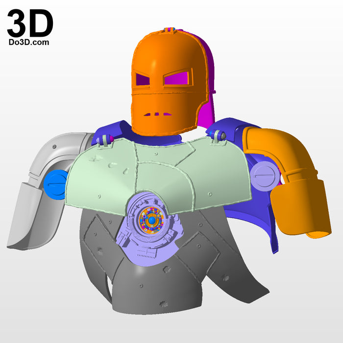 Iron Man Mark I Bust (MK 1 Helmet, Chest, Shoulder) | 3D Printable Model #N21