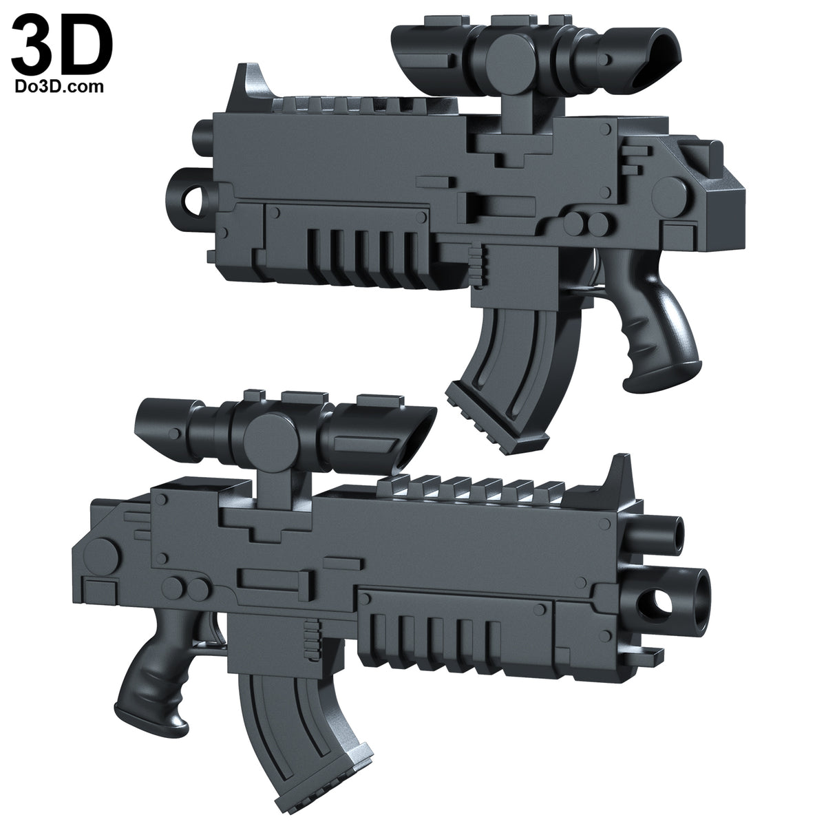 Space Marines Warhammer 40,000 40k Bolter War Hammer Bolt Rifle 3D Print STL #ZZ