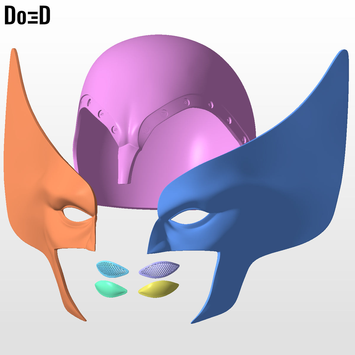 Wolverine 97 Cowl / Helmet 3D Printable Model Print File #W97