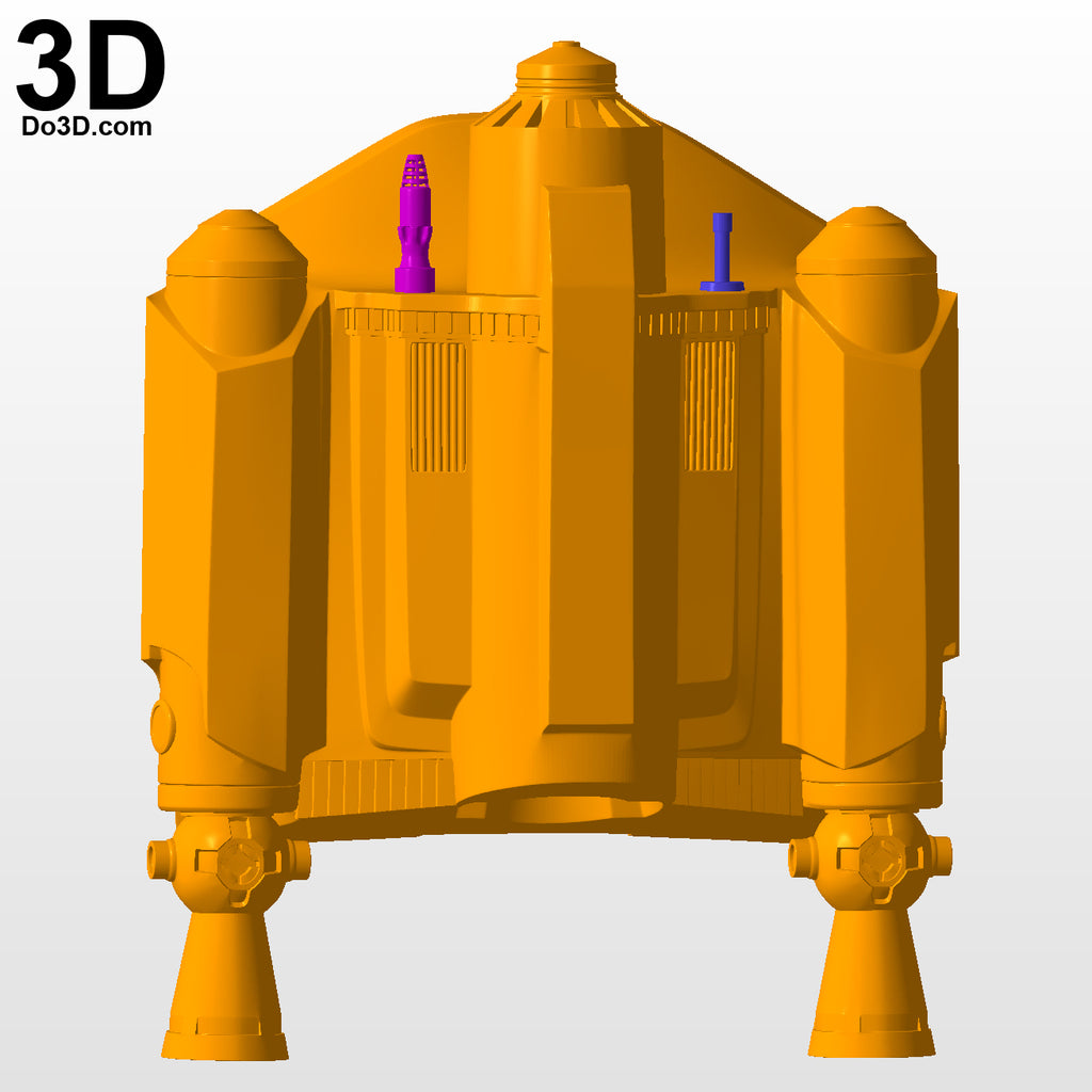 Mandalorian Jetpack Rising Phoenix 3D Model Project #N31-1