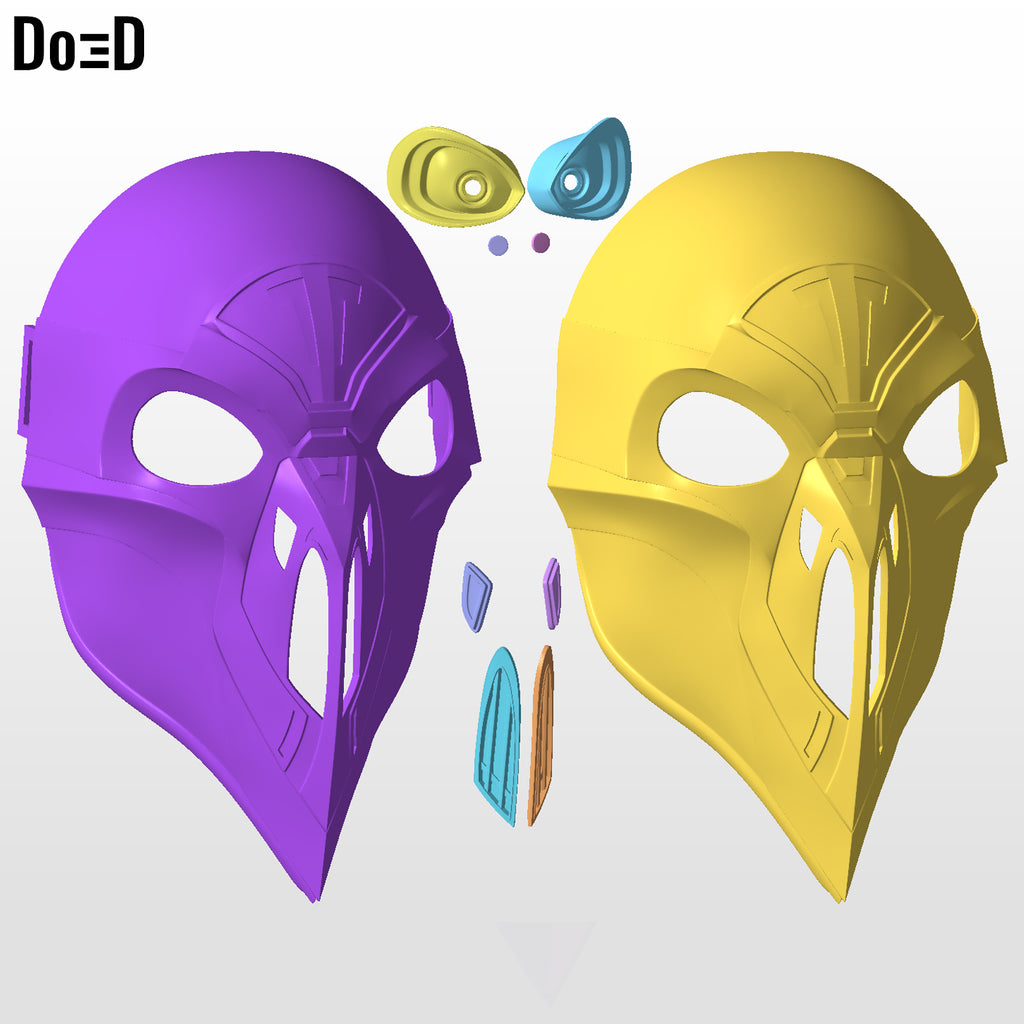 The Eleventh Brother Mask The Crow Helmet Maul Shadow Lord | 3D Model STL #CSL5