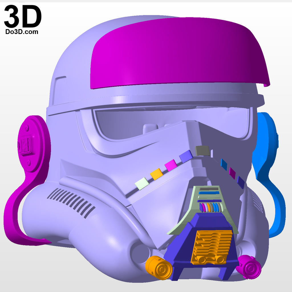 Patrol Trooper Helmet, Armor, and Boots Star Wars | 3D Model Project #4672
