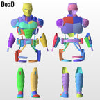 Red Hood Knight Fight Full Body Suit / Armors | 3D Printable Model #RKF329
