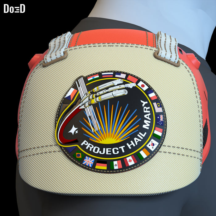 Shoulder Armor with Flags ONLY Project Hail Mary EVA Suit SpaceSuit 3D Model#FHM