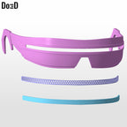 Cyclops Doomsday Bundle: Visor, Harnes, Utility Belt Pouch 3D Model #CD441