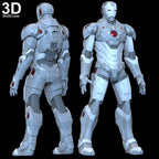 Black x Gold Iron Man Helmet and Armor | 3D Model Project #6239