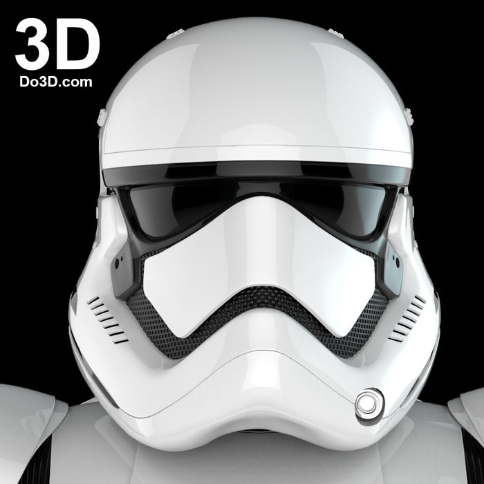 Stormtrooper TFA First Order Helmet Star Wars 3D Printable Model STL File #N20
