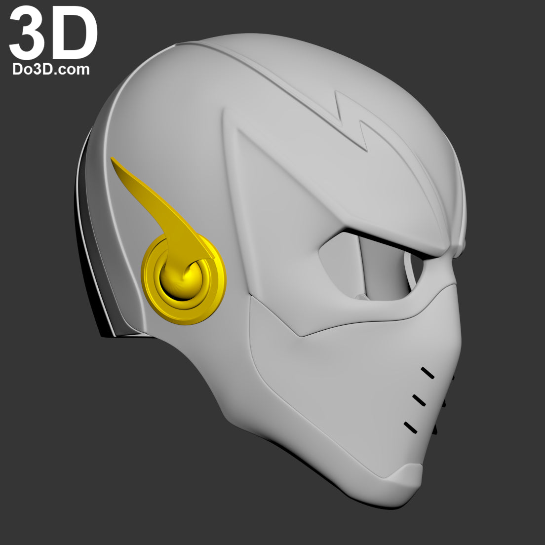 3D Printable Model: Godspeed SE6 Flash Cowl Helmet | File Format: STL N32
