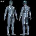 Sam Flynn Tron Legacy Full Body Armor | 3D Printable Model STL Print #FF56