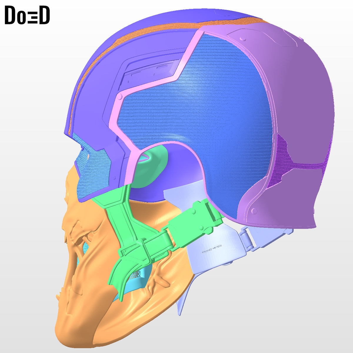 Zombie Captain America Helmet | 3D Printable Model STL #ZCT741