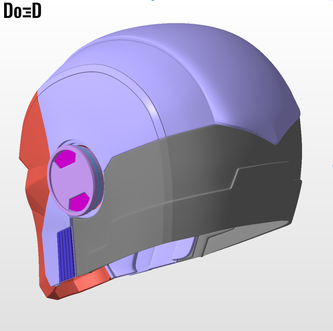 Armorized Deadpool Warriors Iron Man Helmet | 3D Printable Model #AR20