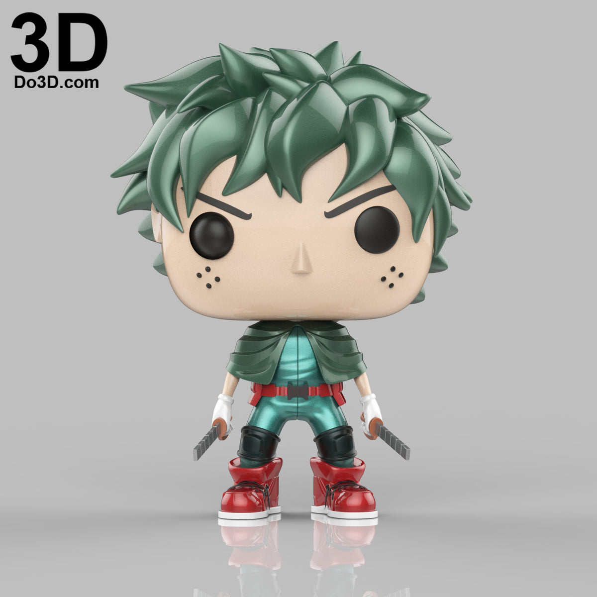My Hero Academia Deku and Eren Jaeger Attack Titan Funko Pop 3D Printable #3997