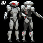 Black Manta Helmet and Armor from Aquaman 2018 | 3D Model Project #4957