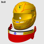 Lewis Hamilton 2026 Helmet F1 Racer Ferrari Bell Formula 1 3D Printable Model #F