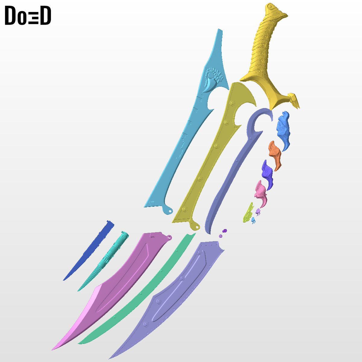 Dek's Sword Predator Badlands 3D Printable Model STL File #SPB128