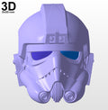 Tie Fighter Pilot Classic Helmet from Star Wars | 3D Model Project #5230