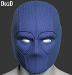 Atom Smasher Black Adam Helmet | 3D Printable Model STL File #A781